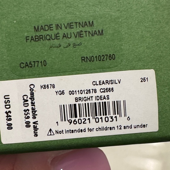 Kate Spade Crystal Halo Stud Earrings - Clear - Picture 2 of 4